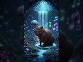 Cosmic Capybara! 👽✨ Alien Befriends Earth's Chillest Rodent, Internet Explodes! 🤯💖 #alien #horror