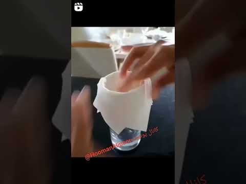 ساخت گل مصنوعی با استفاده از دستمال کاغذی ترفند خلاق خلاقیت دستمال کاغذی گل مصنوعی