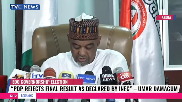 PDP Rejects Final Result As Declared By INEC - Umar Damagun