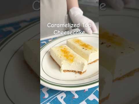 Caramelized Top Cheesecake.#recipe #cheesecake #dessert #caramel