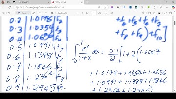 Trapezoidal and Simpson