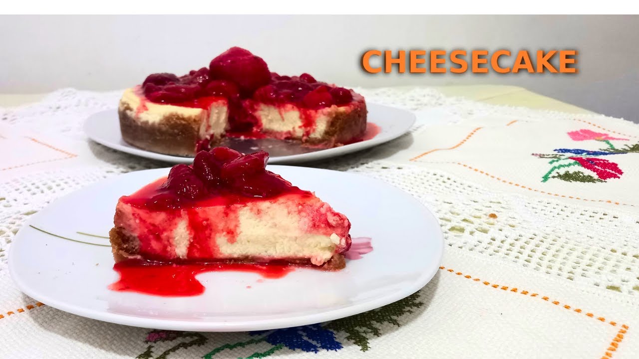 Cheesecake de morango Strawberry cheesecake YouTube