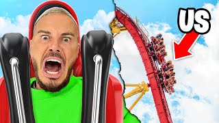WE GOT STUCK ON A SCARY ROLLERCOASTER AT UNIVERSAL STUDIOS