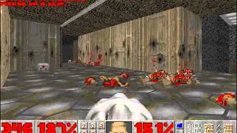 Doom II (100%) Walkthrough (Map09: The Pit)