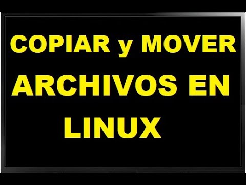 Copiar y Mover archivos en Linux - YouTube