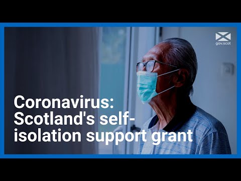 Coronavirus: Self-isolation support grant