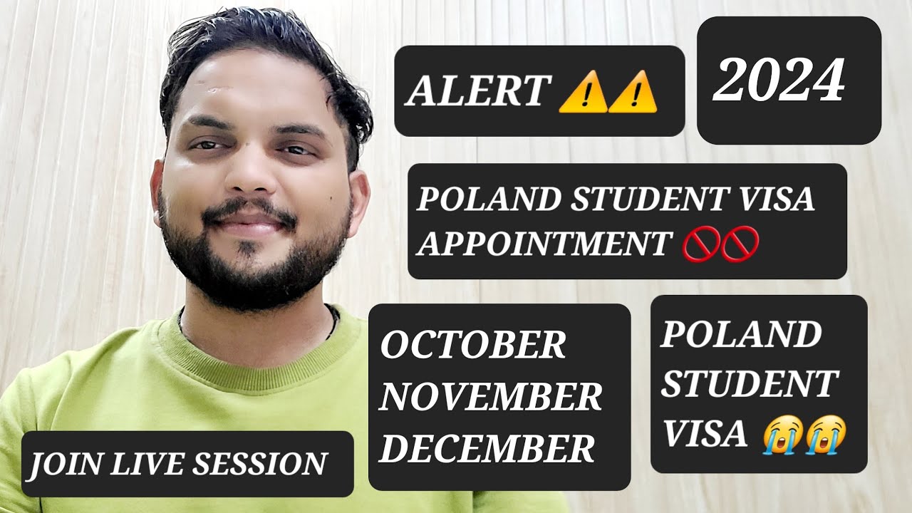 🙋‍♂️ POLAND STUDENT VISA APPOINTMENT 🚫🚫🚫 - YouTube