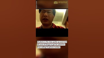 NUS professor lectures for 2 hours before realising he was on mute | #Shorts