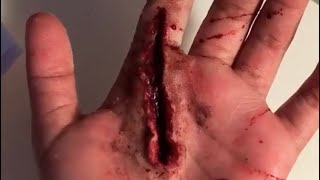 Big Wound by makeup جرح بالمكياج