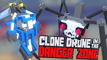 Jet Packs & Endless Mode! - Clone Drone in the Danger Zone Endless Mode Gameplay Highlights