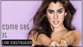 Fifth Harmony ~ Come Get It ~ Line Distribution