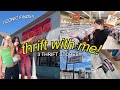3 THRIFT STORES in 1 DAY!!! (thrift with me) + spring thrift store TRY ON HAUL!