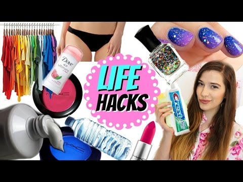 10 LIFE HACKS All Girls Need to Know!!! - YouTube