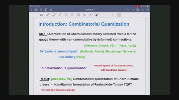 Volker Schomerus - Supergroup Chern-Simons Theory - 08.10.2021