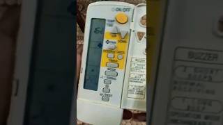 daikin ac light blinking how check error in remote |daikin ac error code #mractech #youtubeshorts