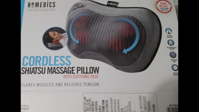Magic Makers Massage Pillow  Shiatsu massage pillow, Shiatsu