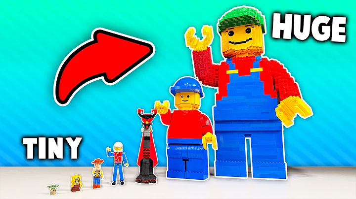 Smallest To TALLEST Lego Minifigures!