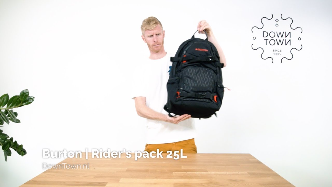 EN] Burton Rider's pack 25L 2020 backpack review - DownTown.nl - YouTube
