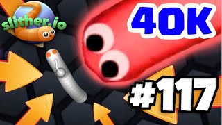 SLITHER.IO TAKEDOWN 40K+ GAMEPLAY - Slitherio Best Moments Montage