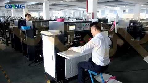 Manual Soft Loop Handle Sealing Machine Operate Video for making non woven bag