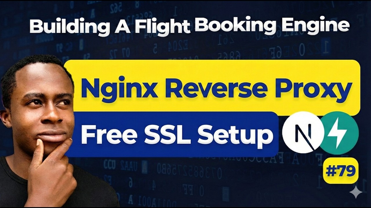 Nginx Reverse Proxy & Free SSL | Production Deployment | Flight Booking Engine | Day 79