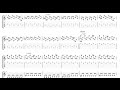 Linkin Park Numb Nylon Guitar Tab in F minor with Piano