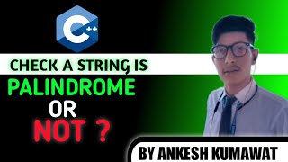 Check String Palindrome is palindrome or not   coding ninjas