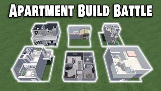 50k APARTMENT BUILD BATTLE IN BLOXBURG