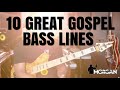 10 Great Gospel Bass lines | Great Contemporary Gospel Bass Lines | Jermaine Morgans TOP 10