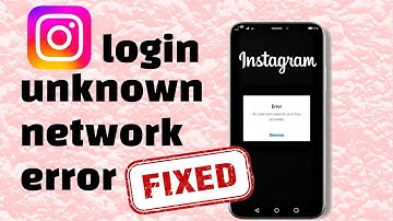 INSTAGRAM LOGIN ERROR "unknown network error" FIXED 🥳