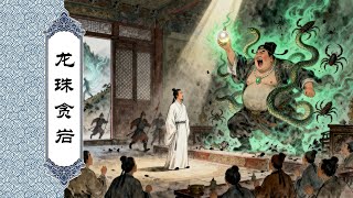 民间故事:龙珠贪岩 | 善心书生获龙王宝珠,贪官强夺反遭天谴,化身鬼影永推巨石