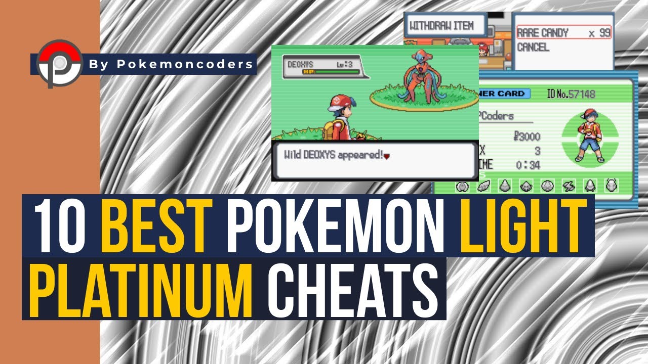 Pokémon Light Platinum Cheats & Cheat Codes for ROM - Cheat Code