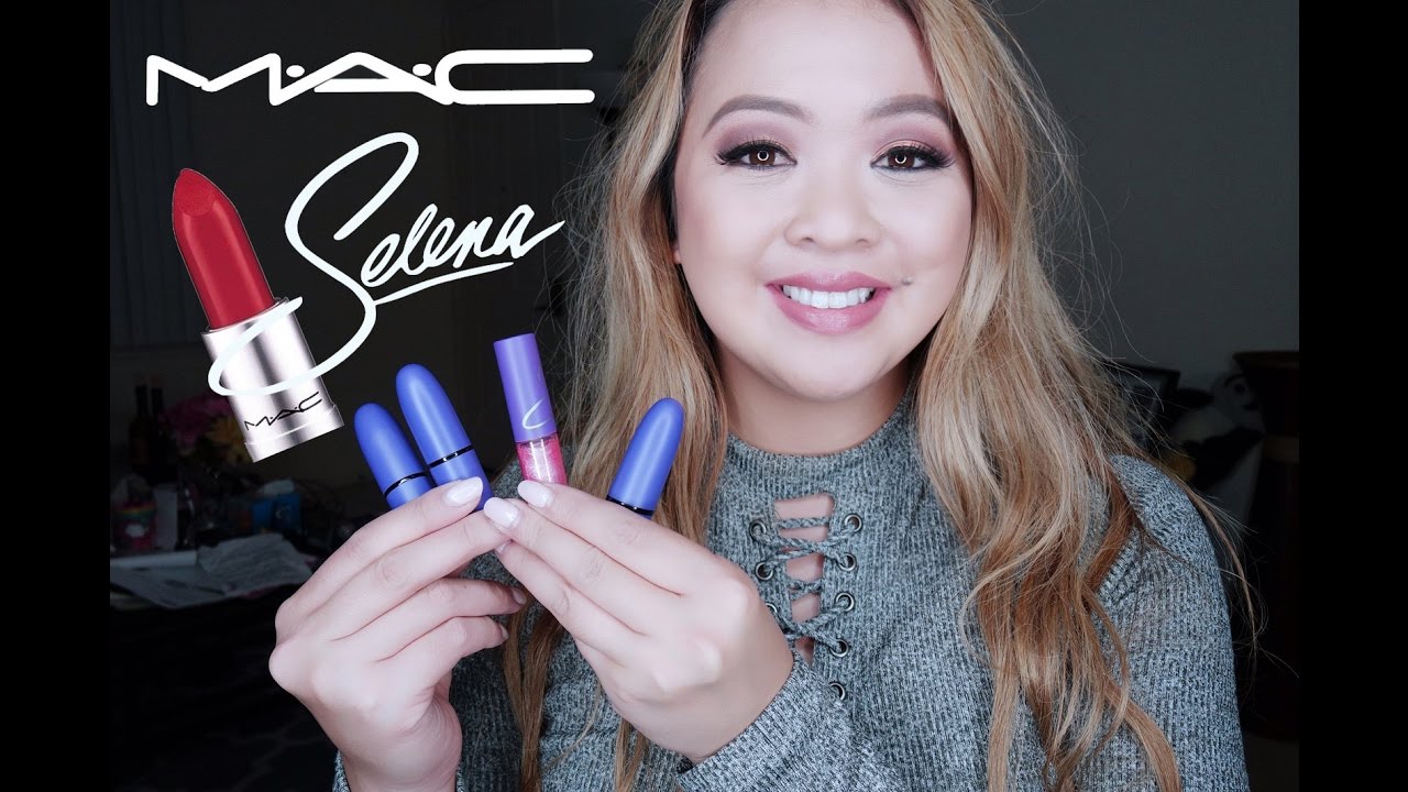 Swatches of the lippies from the MAC SELENA COLLECTION!