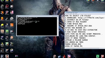 CROSSFIRE  MOD HOW TO INJECT LTB FILES? Very Easy June 8 2017