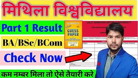 Lnmu Part 1 Art/Science Result 2021-24.