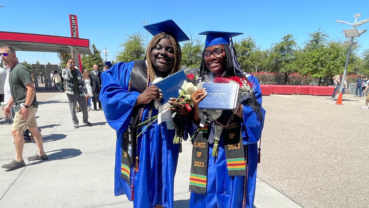 Adelle & Rachelle Nkeze, Class of 2023 Graduation, Canyon View High