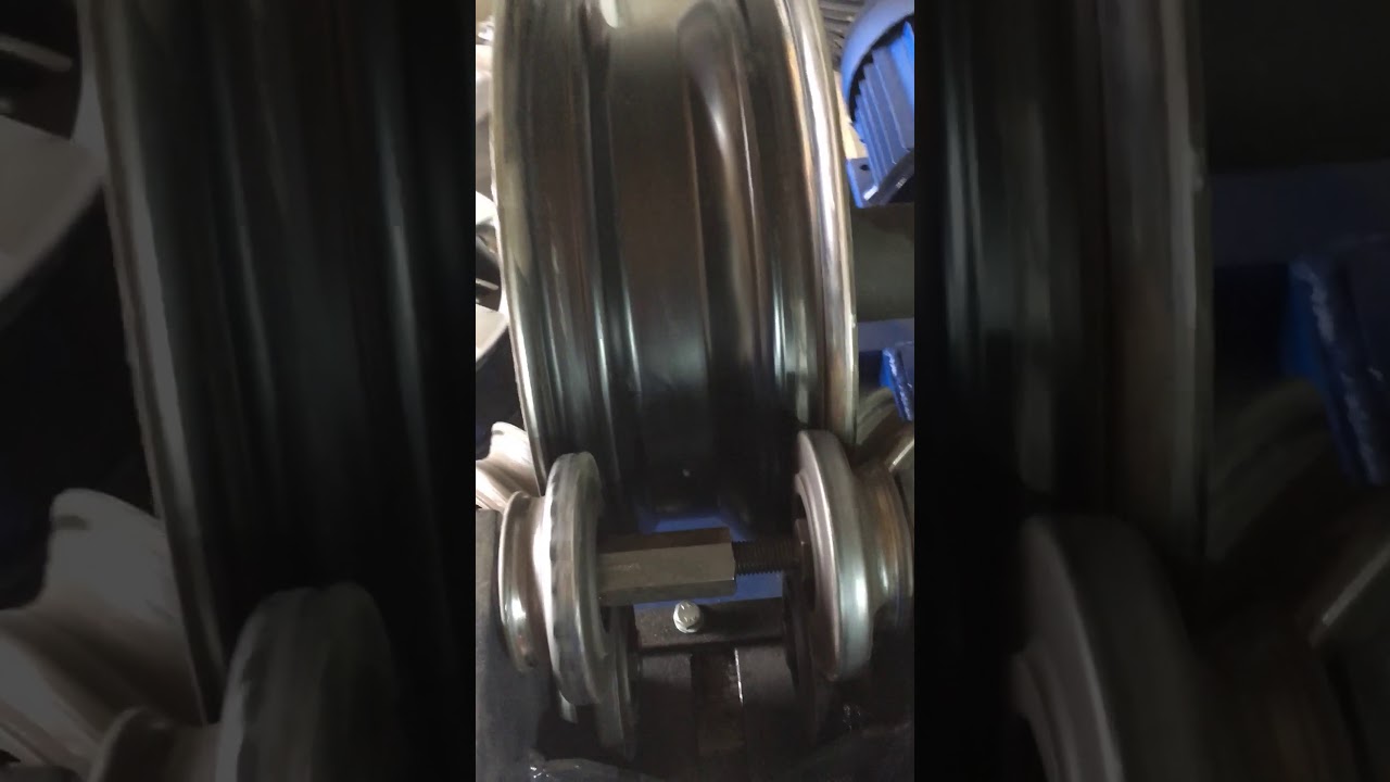 Как прокатать диск велосипеда - фото