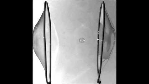 Collapse of Soap bubble catenoid in slow motion