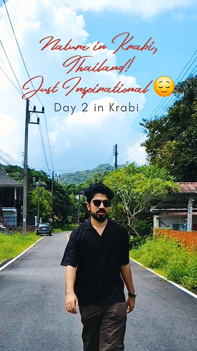 Sunny Krabi Hits Different 😌#sky #thailand #thailandtravel  #krabi #sunny #whoshuvodas #travel