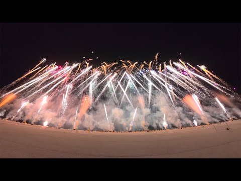 [VR] さかい夢みなと朝市～そして伝説へ～ 境港JC60周年 百海繚乱（灰示花火）