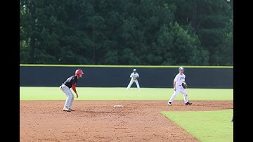 Catcher Mason Balsis (2022) hits double to the RC wall