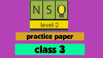NSO level -2 Practice paper/Second level NSO for Class 3,#3