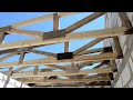 Как перекрыть пролет больше 6 метров. Часть 2. How to Build a Traditional Barn Roof.
