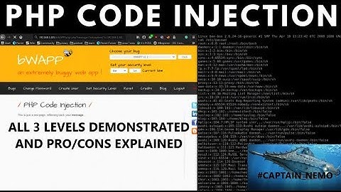 Bug Bounty Web Pen-Testing (Part 2) PHP Code Injection on BWAPP (All 3 levels) and its limitations