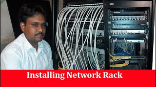 Installing Network Rack | Patch Panel | Switch | Fiber Cable | by Tech Guru Manjit