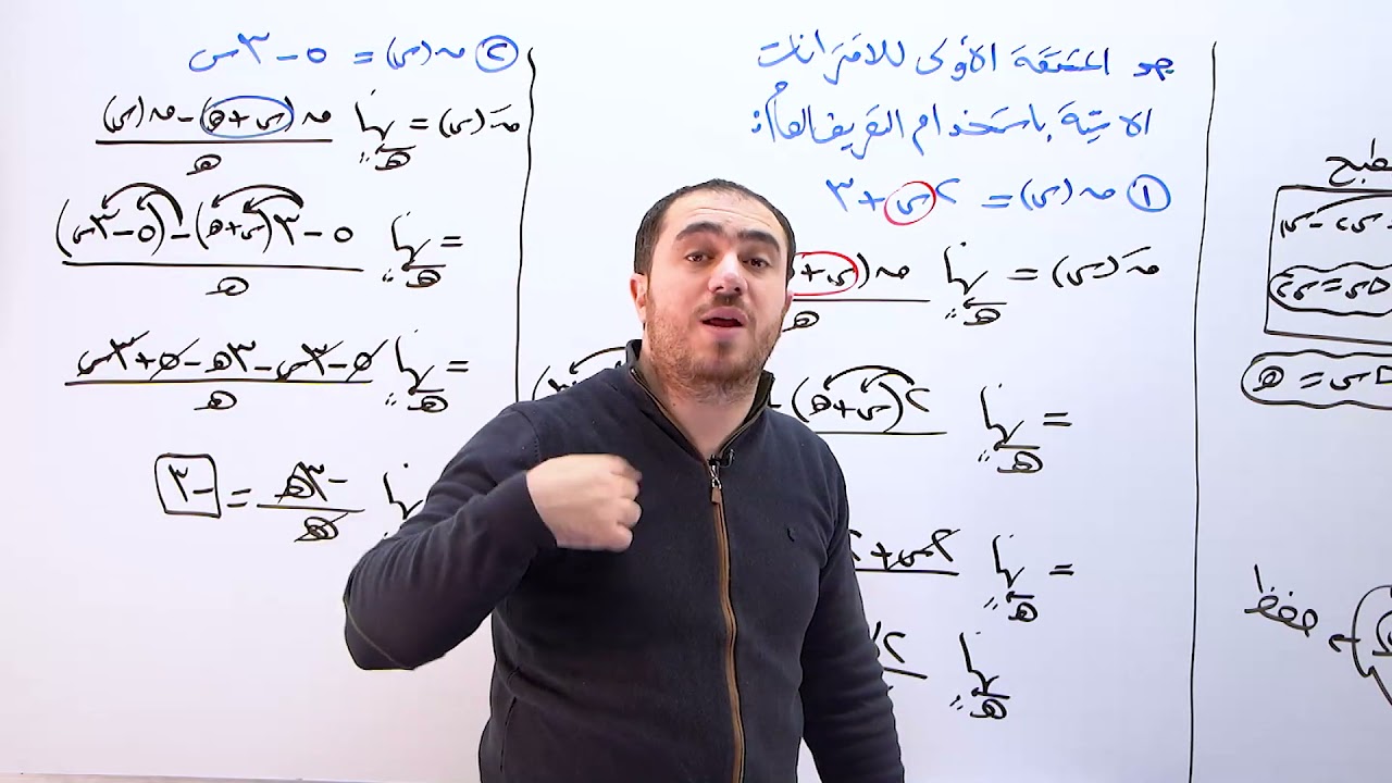 المشتقة الأولى 2 ( أدبي) - أ.محمد النجار