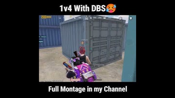 1v4 With DBS Shotgun🥵 | PUBG Mobile Short | Recon Gaming