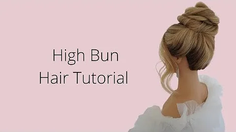 How To: High Bun, High Bridal Bun Tutorial, Prom Hairstyle