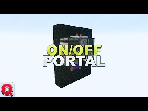 Minecraft - Ein-/Ausschaltbares Nether Portal - (Quick) Tutorial 1.17