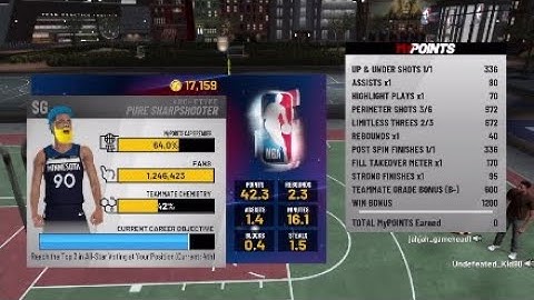 Nba 2k19 park / if squeaker score we have to fix his record !!!